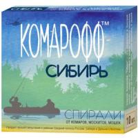 Спираль от комаров "Комарофф" Сибирь 10шт (60)