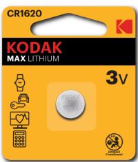 Батарейка "Kodak" Max Lithium CR1620 бл1 (12)