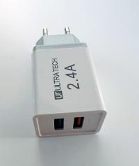 Сетевое зарядное устройство 2 USB 2,4A (100)