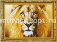 Набор для вышивания бисером "Свет рукоделия" Взгляд льва 26*18см (1)  - купить в Тамбове