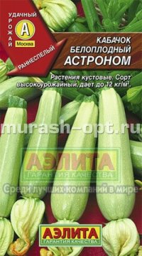 Семена кабачков "Астроном" 1гр /Аэлита/ (10) Цветной пакет - купить в Тамбове
