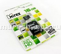 Карта памяти SD micro "Mirex" 16GB Class 10 (10)  - купить в Тамбове