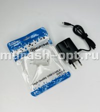Сетевое зарядное устройство USB + кабель USB - microUSB (50)  - купить в Тамбове
