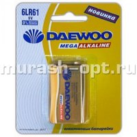 Батарейка "Daewoo" 6LR61 бл1 (10) Крона - купить в Тамбове