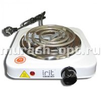Плитка "IRIT" электрическая спиральный нагревательный элемент 1 конфорка 1000Вт (1) - купить в Тамбове