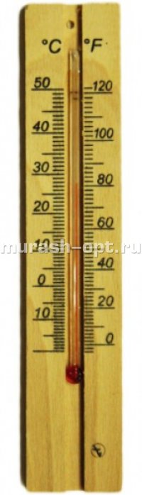 Термометр комнатный деревянный на блистере (100) - купить в Тамбове
