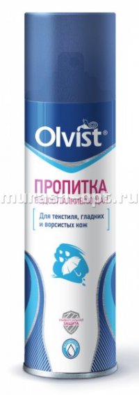Аэрозоль водоотталкивающая пропитка SMS "Olvist" для текстиля, гладких и ворсистых кож 250мл (12) - купить в Тамбове