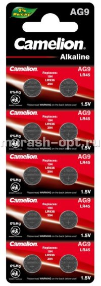Батарейка "Camelion" G9 бл10 (10/100) - купить в Тамбове