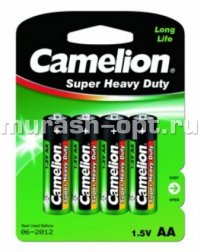 Батарейка "Camelion" AA R6 бл4 (4/48/960) - купить в Тамбове