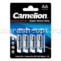 Батарейка "Camelion" AA R6 бл4 голубой (4/48) - купить в Тамбове