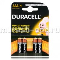 Батарейка "Duracell" AAA LR03 бл4 (4/48/192) - купить в Тамбове
