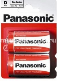 Батарейка "Panasonic" D R20 бл2 (2/24/120) - купить в Тамбове