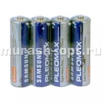 Батарейка "Samsung Pleomax" AA R6 /4 (4/60/480) - купить в Тамбове