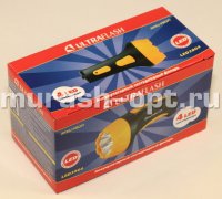 Фонарь универсальный аккумуляторный "Ultraflash" 4 светодиода (5/80)  - купить в Тамбове