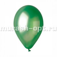 Шары воздушные 10" Металлик Green d24см (100/10000) зелёные - купить в Тамбове