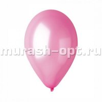 Шары воздушные 10" Металлик Roso d24см (100/10000) розовые - купить в Тамбове