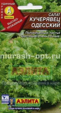 Семена салата полукочанного "Кучерявец Одесский" 0,5гр /Аэлита/ (20) Белый пакет - купить в Тамбове