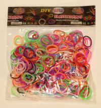 Резиночки для плетения "Elastic Band" 300шт разноцветные (12)