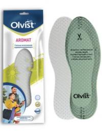 Стельки "Olvist" хлопковые ароматизированные всесезонные 36-46 размер (10)
