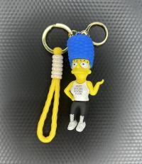 Брелок - игрушка "Мардж Симпсон" резиновая с карабином (24) /в ассортименте/