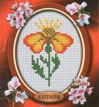 Набор для вышивания крестом "Lutars" Аленький цветочек 8*10см (1)