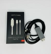 Кабель HDMI - для  iPhone 5 - 13 2м (100) /круглый/