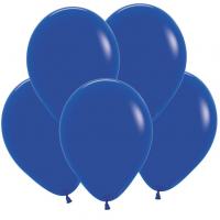 Шары воздушные 10" Пастель Blue d24см (100/10000) синие