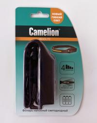 Фонарь налобный "Camelion" COB+LED 3W /3*R03 (12)