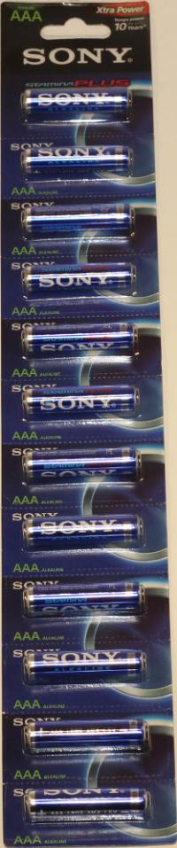 Батарейка "Sony" AAA LR03 бл12 (12/144)