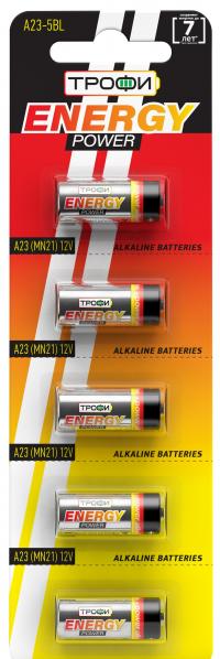 Батарейка "Трофи" Energy Power Alkaline 23A бл5 (5/100)