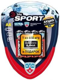 Батарейка "Эра" Sport AA LR6 бл4 (4/40/640) + игра