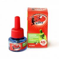 Жидкость от комаров и мух "Киллер" 45 ночей без запаха (24)