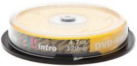 Оптический диск DVD.-RW "Intro" 4,7GB 4x CB10 (10/200)