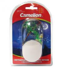 Ночник светодиодный "Camelion" 1W с гелевым наполнителем и фотосенсором (10) 