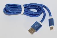 Кабель USB - microUSB 1м (1) /круглый/