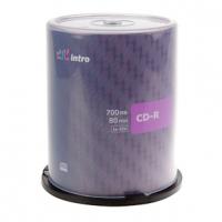 Оптический диск CD-R "Intro" Printable 700MB 52x CB100 (100/500)