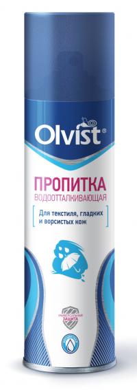 Аэрозоль водоотталкивающая пропитка SMS "Olvist" для текстиля, гладких и ворсистых кож 400мл (12)