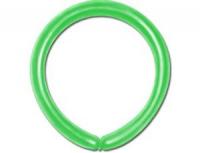Шары воздушные 1*55" Пастель Green для моделирования d2,5*140см (100/10000) зелёные