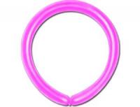 Шары воздушные 1*55" Пастель Pink для моделирования d2,5*140см (100/10000) ярко-розовые