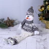 Игрушка "Снеговик" с мягкими ногами 45см (1)