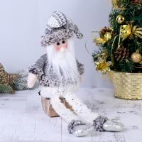 Игрушка "Дед Мороз" с мягкими ногами 45см (1)