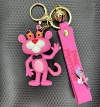 Брелок - игрушка "Розовая Пантера" резиновая с карабином (24) /в ассортименте/