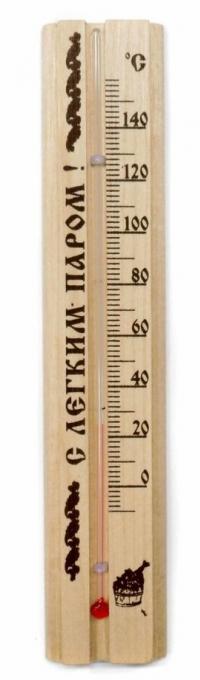 Термометр для бани и сауны 40*170мм (100)