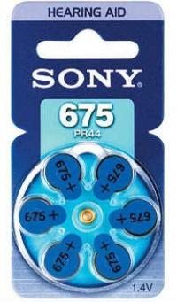 Батарейка "Sony" A675 бл6 (6/60)