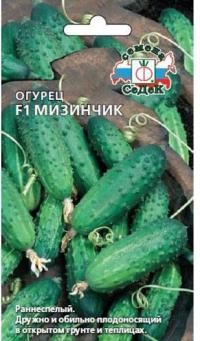 Семена огурцов "Мизинчик" 1гр /СеДеК/ (10) Цветной пакет