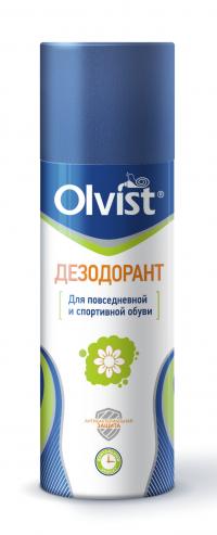 Аэрозоль дезодорант "Olvist" для повседнвной и спортивной обуви 125мл (12)