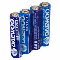 Батарейка "Daewoo" AAA R03 /4 (4/40/960)