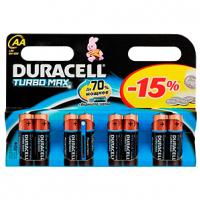Батарейка "Duracell" Turbo AA LR6 бл8 (8/96/480)