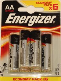 Батарейка "Energizer" AA LR6 бл6 (6/72)