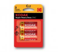 Батарейка "Kodak" Super Heavy Duty Zinc C R14 бл2 (2/20)
